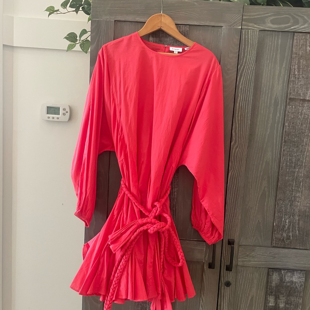 Rhode crew neck mini dress